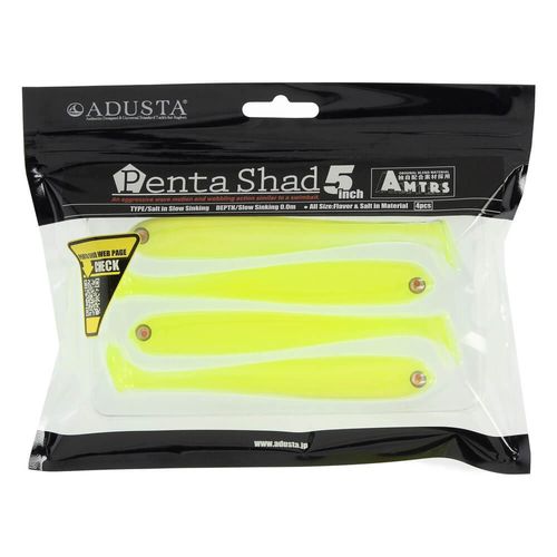 ADUSTA PENTA SHAD 117 CHART WHITE 5 '' / 12.7 cm /kpl4 na Arena.pl
