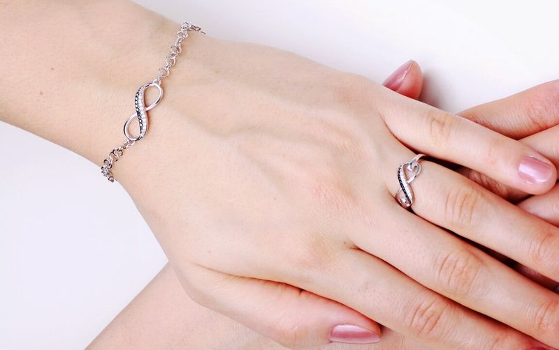 Emaga Złota bransoleta BBD4105 - Diament zdjęcie 10