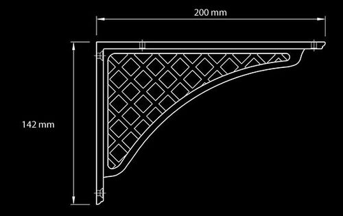 Wspornik do półek biały Coloniale 42431Z200F0.F4 na Arena.pl