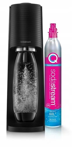 SATURATOR SYFON WODY SodaStream Terra CZARNY + 2 BUTELKI ZESTAW na Arena.pl