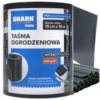 TAŚMA OGRODZENIOWA ANTRACYT GRAFIT 19 cm x 35 m OSŁONA NA PŁOT
