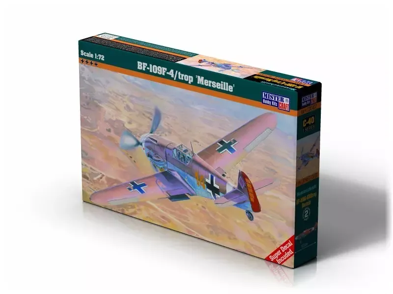 BF-109F-4/trop Marseille, C-40, 1:72 zdjęcie 1