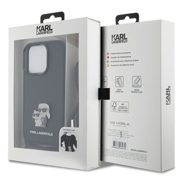 Etui Karl Lagerfeld do iPhone 15 Pro, Czarny zdjęcie 7