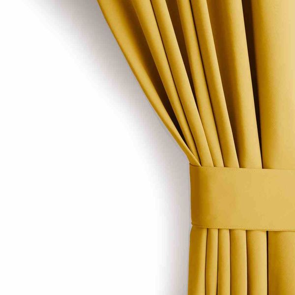 CURT/AH/BLACKOUT/EYELETS/MUSTARD/140X175/1PC zdjęcie 2