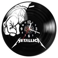 Zegar ścienny z płyty winylowej Metallica 533.14