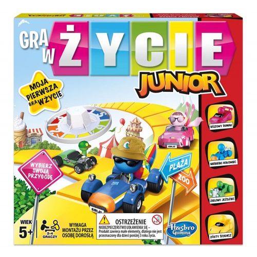 Gra Hasbro - Gra w życie junior B0654 na Arena.pl