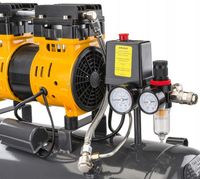KOMPRESOR BEZOLEJOWY 50L SPRĘŻARKA 8 BAR 290l/min 230V SEPARATOR CICHY 59dB