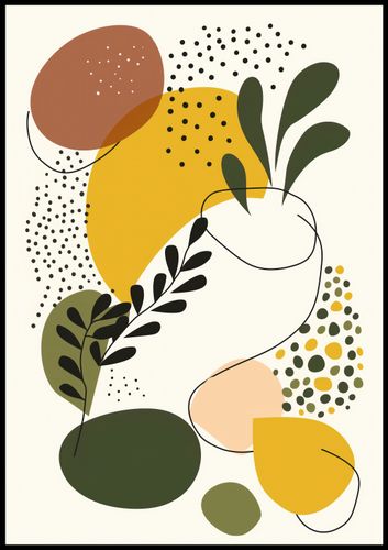 Plakat 70x100cm Botaniczne Impresje na Arena.pl