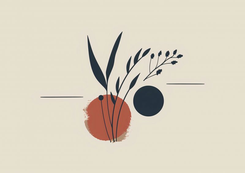Plakat 59,4x42cm Botaniczna Barwa zdjęcie 1