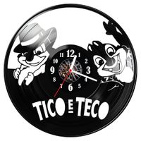Zegar ścienny z płyty winylowej Tico e teco 969.14