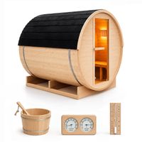 Sauna ogrodowa beczka 200x200cm