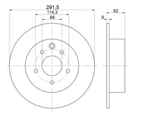 TARCZA HAM TYL 291.5X9 P MIKODA na Arena.pl