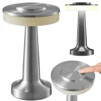 Lampka nocna stołowa dotykowa 3 stopniowa wysoka bezprzewodowa usb