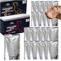 MOKRA KARMA DLA PSA SASZETKI GREEN NUTRITION 500g| 20 szt | WOŁOWINA | DRÓB