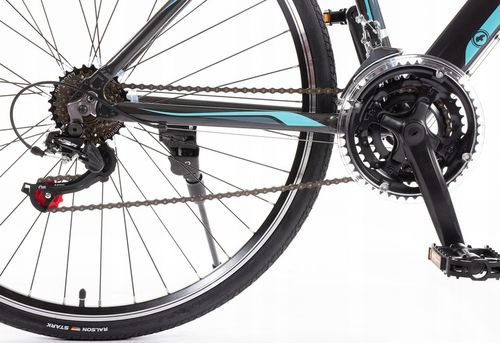 ROWER GÓRSKI SZOSOWY DAMSKI SHIMANO amortyzacja RAMA 18 KOŁA 28" na Arena.pl