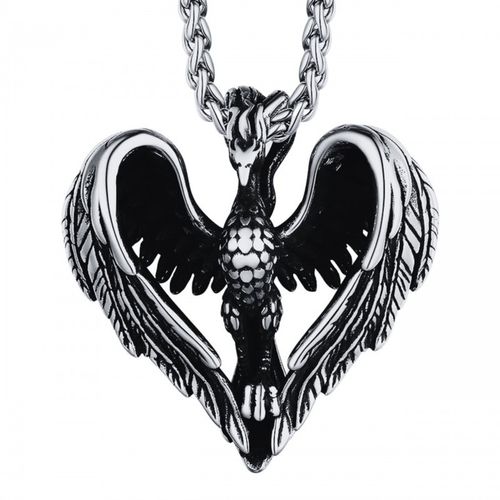 Męska zawieszka Feniks - charms na łańcuszek Mistyczny Fenix, srebro 925 na Arena.pl