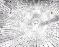 fototapeta TUNEL PIWNICA CEGŁY STARY TYNK 395x280