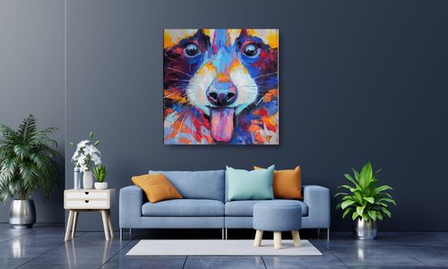 OBRAZ NA PŁÓTNIE Szop 30x30cm na Arena.pl