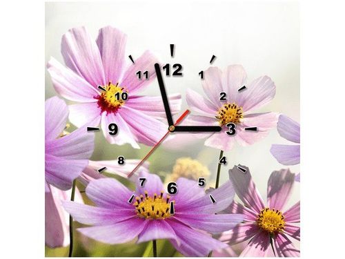 40X40CM ZEGAR DELIKATNE KWIATY OBRAZ na Arena.pl