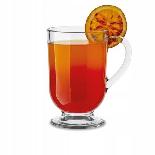 SZKLANKI do KAWY KUBEK z Uchem WYSOKIE Szklane Tadar Latte Mocha 6x300 ml na Arena.pl