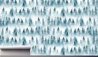 Fototapeta ŚWIERKOWY LAS WE MGLE GÓRY 390x280