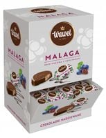 Wawel Malaga śmietankowa z rodzynkami Czekoladki nadziewane 2,5 kg