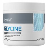OstroVit Glicyna 200 g GLYCINE NATURALNA CZYSTA 1000 mg 200 PORCJI
