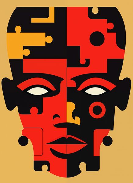 Plakat 40x55cm Puzzle Tożsamości zdjęcie 1