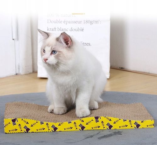 Drapak Dla Kota Legowisko Kartonowy Lodka 45cm - Wygodny, Stabilny, Eko na Arena.pl