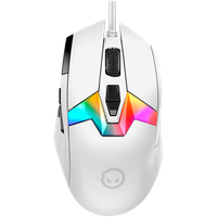 lorgar mysz gamingowa pro msp80, 8000 hz, biała