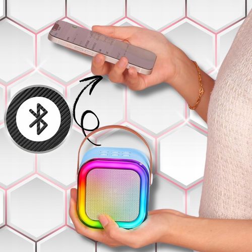 ZESTAW KARAOKE 2 MIKROFONY + GŁOŚNIK BEZPRZEWODOWY BLUETOOTH SUPER DŹWIĘK na Arena.pl