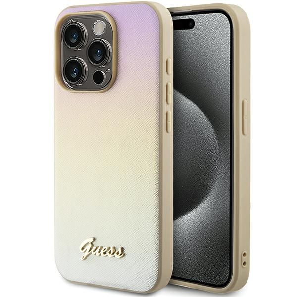 Etui Guess do iPhone 15 Pro Max, Złoty zdjęcie 1