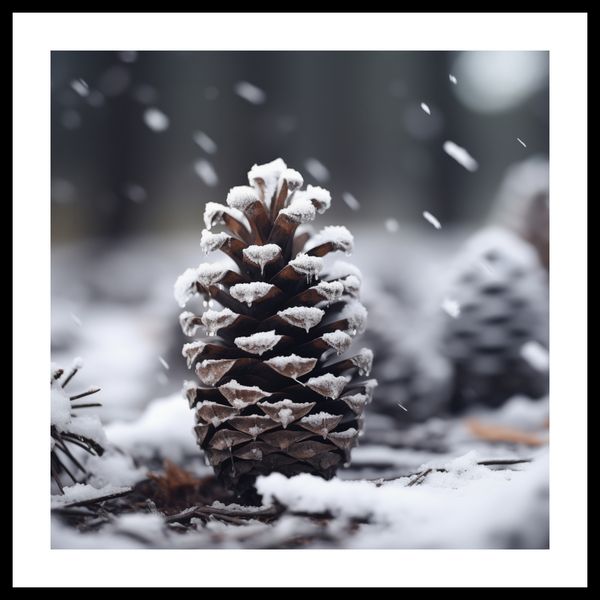 Plakat 60x60cm Zimowy Spokój zdjęcie 3
