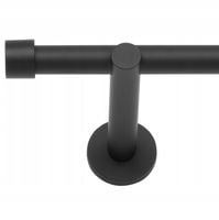 KARNISZ POJEDYNCZY CZARNY METAL LOFT LUNA 19 mm / 200 cm auraHOME24