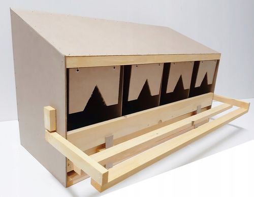 Gniazda dla kur niosek 4 miejsca z szufladą + MATY na Arena.pl