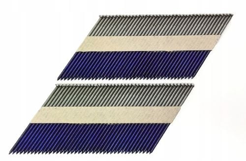 Gwoździe do gwoździarki łączone papierem 3,1x90mm 2000sz pierścieńowe na Arena.pl