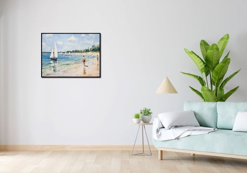 Plakat 80x60cm Życie na Brzegu na Arena.pl