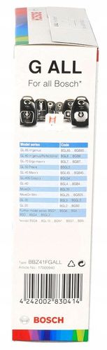 Bosch oryginalne worki BBZ41FGALL typ G ALL do odkurzacza GL 30 4 szt na Arena.pl
