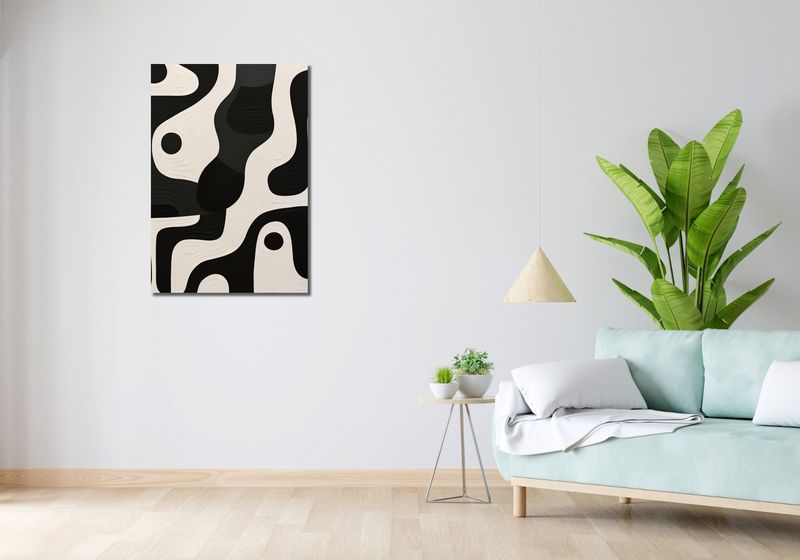 Obraz 60x90cm Kontrastowa Harmonia zdjęcie 2