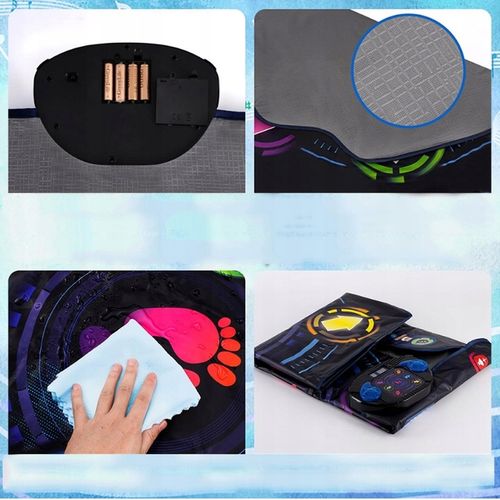 MUZYCZNA MATA DO TAŃCA DLA DZIECI MUZYKA GRA BLUETOOTH 5 TRYBA 9 POZIOM na Arena.pl