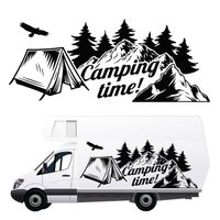 NAKLEJKA NA BOK AUTA las KAMPER przyczepę kempingową camper auto 170cm