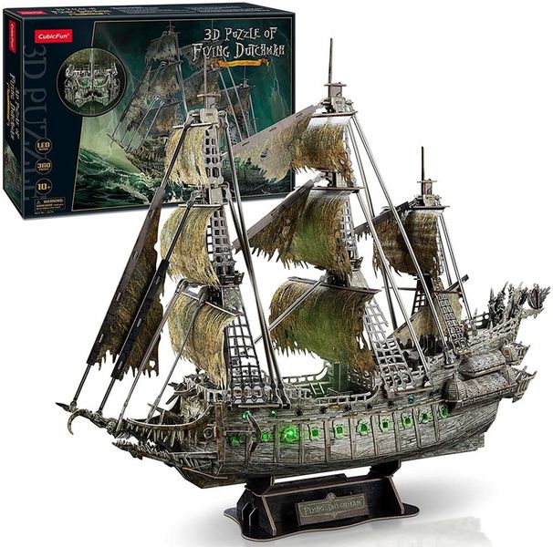 PUZZLE 3D LED - CUBIC FUN - 360 el. - LATAJĄCY HOLENDER zdjęcie 9