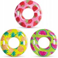 Koło dmuchane z uchwytami Intex Tropikalne Owoce 107cm