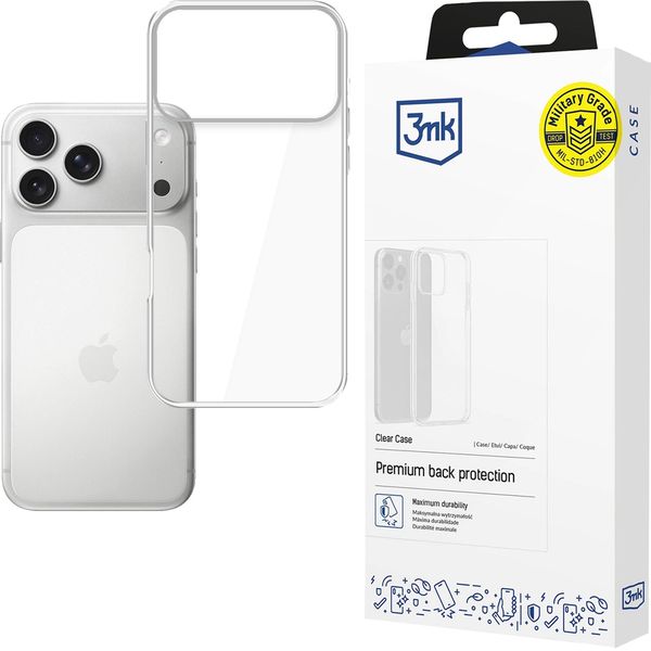 Apple iPhone 17 Pro Max - 3mk Clear Case zdjęcie 1