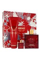 zestaw versace eros flame edp 100ml + shower gel 150ml + edp 5ml
