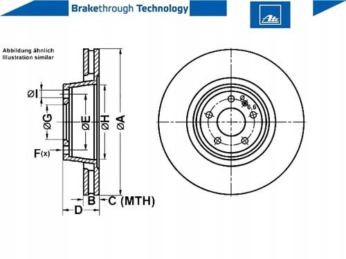TARCZA HAM PRZOD 347X30 V POWER DISC ATE na Arena.pl