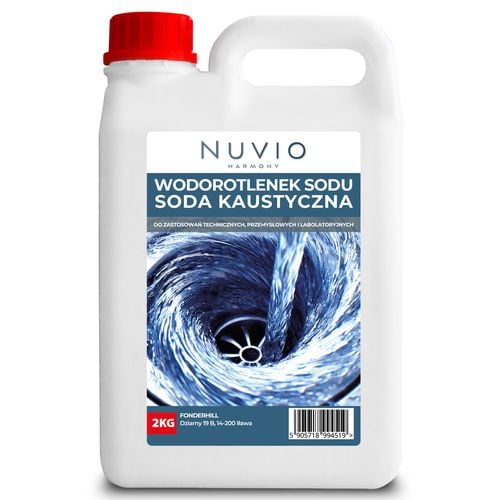 SODA KAUSTYCZNA wodorotlenek sodu do rur syfonu 2kg NUVIO na Arena.pl