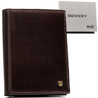 portfel męski skórzany d1072-rvt-2237 d.brown
