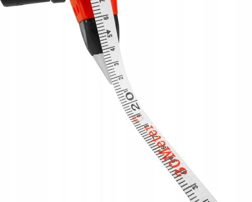 MIARA TAŚMA MIERNICZA METRÓWKA TAŚMOWA ZWIJANA MIARKA Z UCHWYTEM na Arena.pl