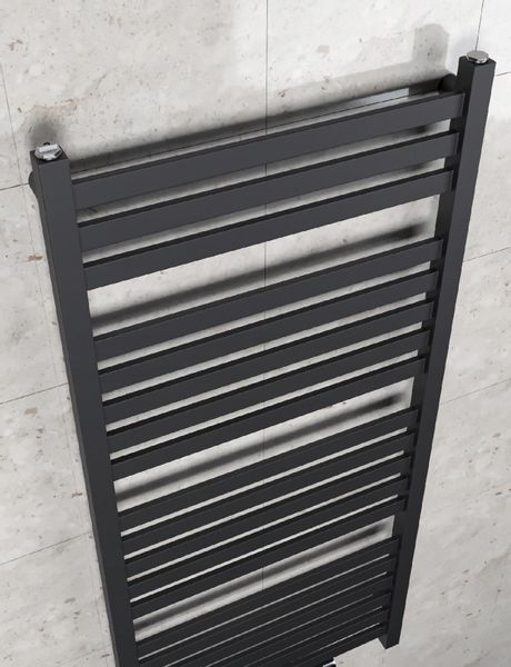 Grzejnik łazienkowy ROYAL-MIDDLE 1150x630 CZARNY S zdjęcie 5